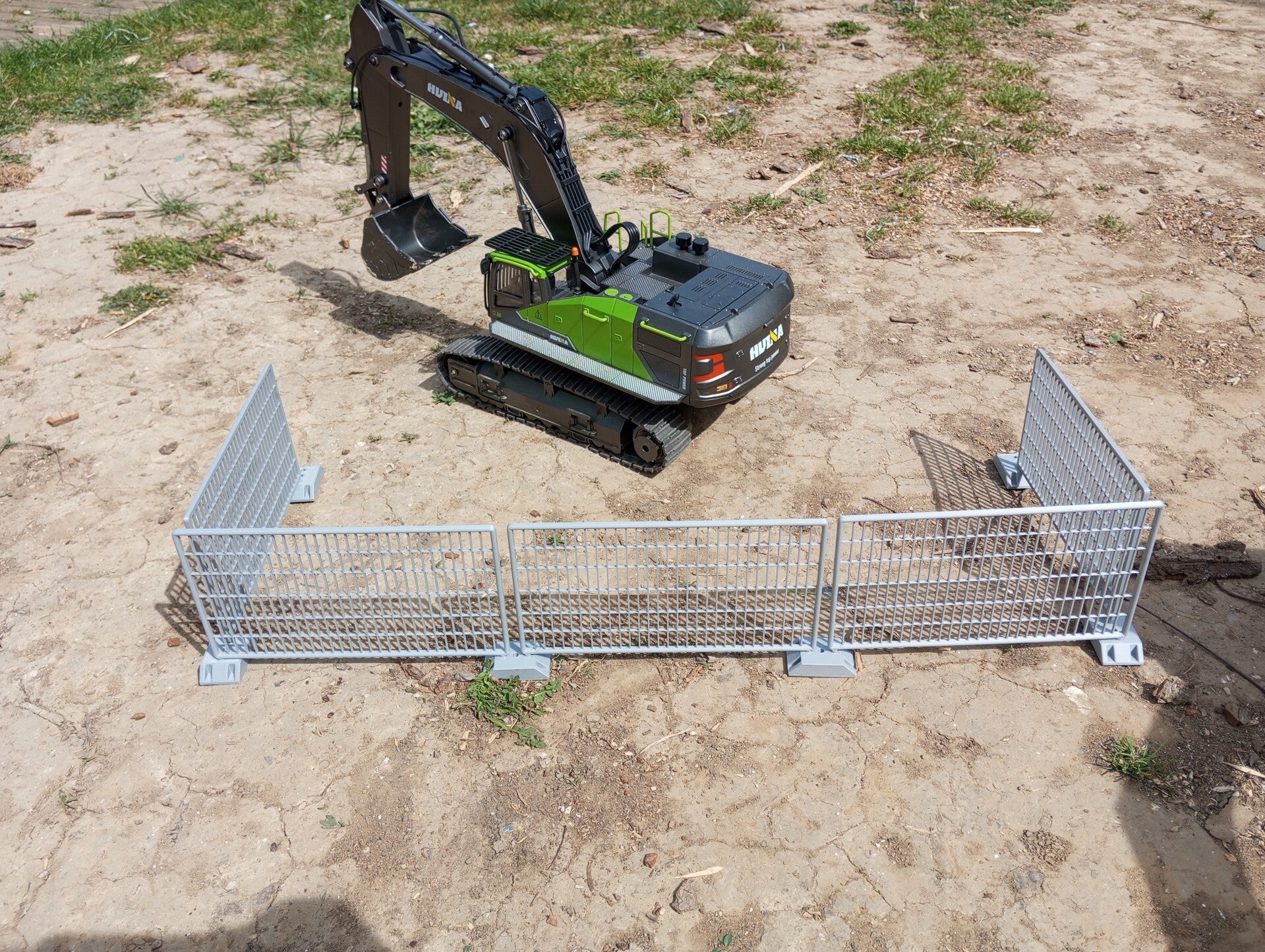 grilles de chantier pour diorama 1/14.