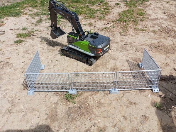 grilles de chantier pour diorama 1/14.