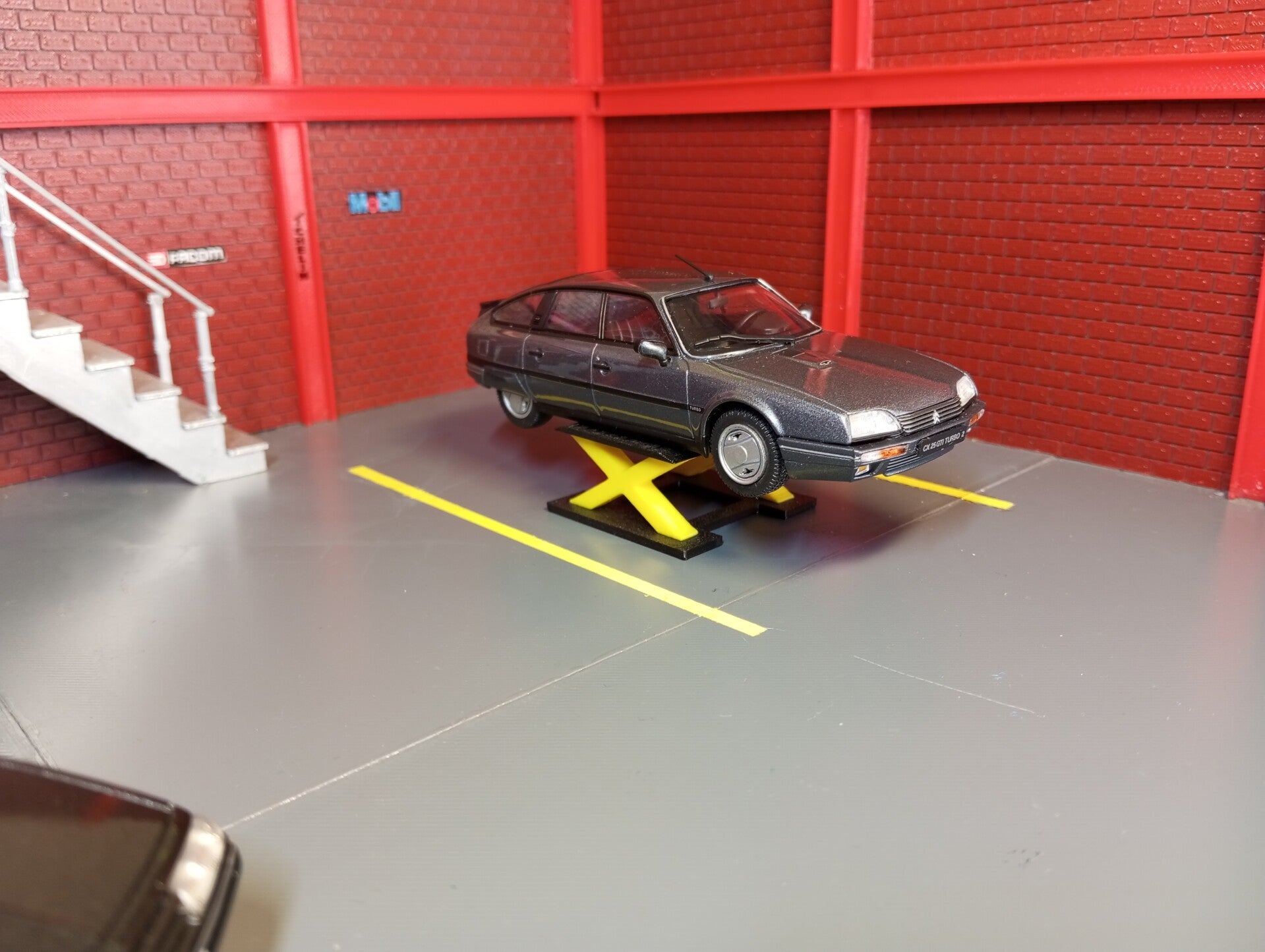 pont ciseaux pour diorama 1/43.
