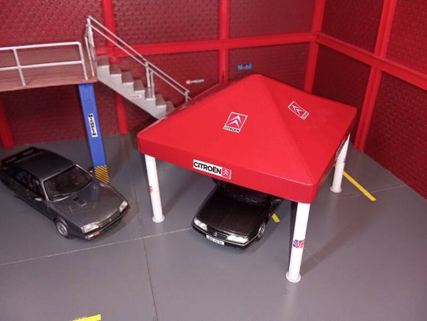 stand automobile pour diorama 1/43 .