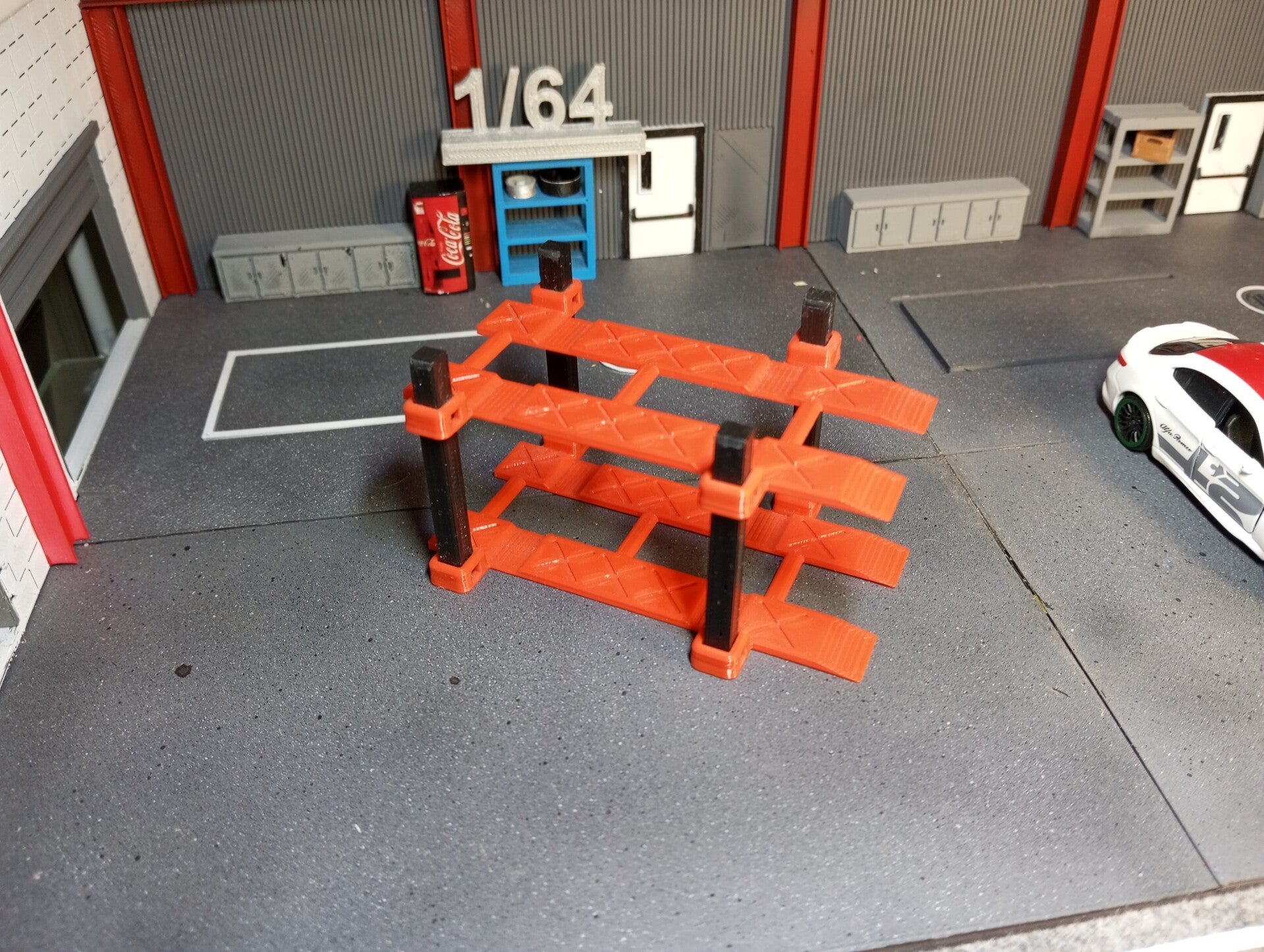 Pont 4 colonnes pour diorama 1/64