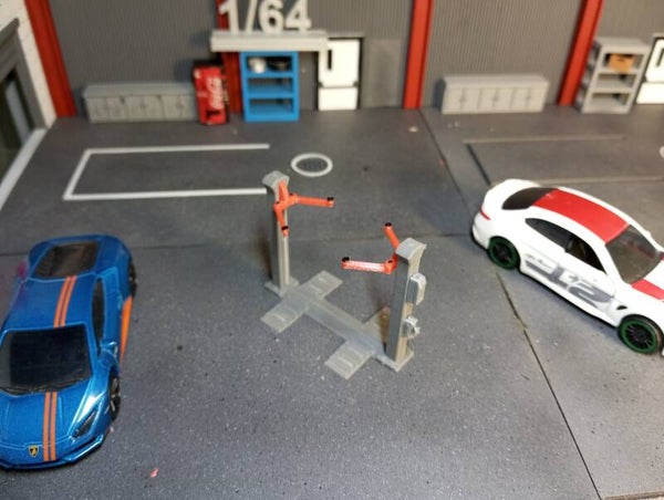 Pont 2 colonnes pour diorama 1/64 .