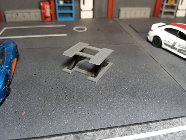 Pont ciseaux pour diorama 1/64 .