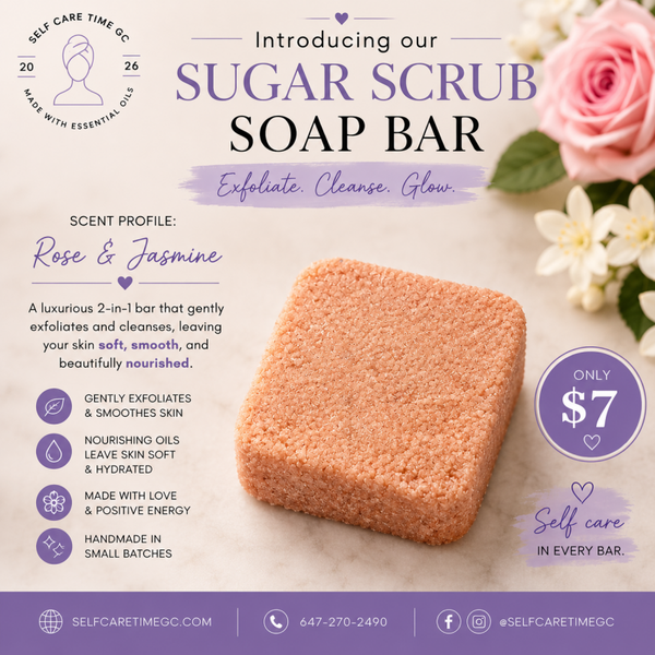 ELEGANT Sugar Scrub Soap Bar