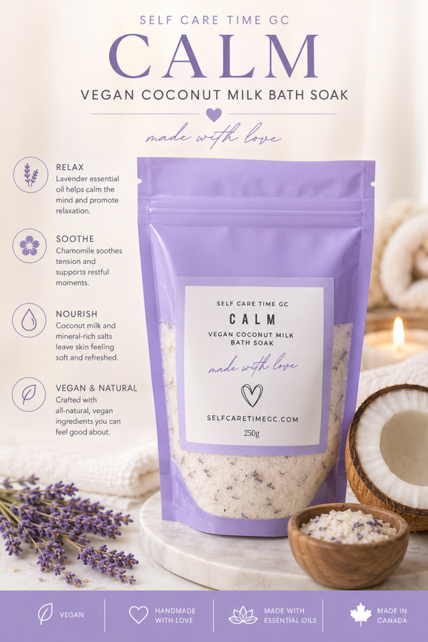 CALM Vegan Coconut Milk Bath Soak
