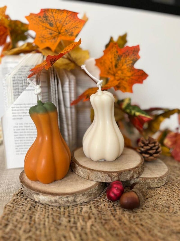 Bougie décorative Courge