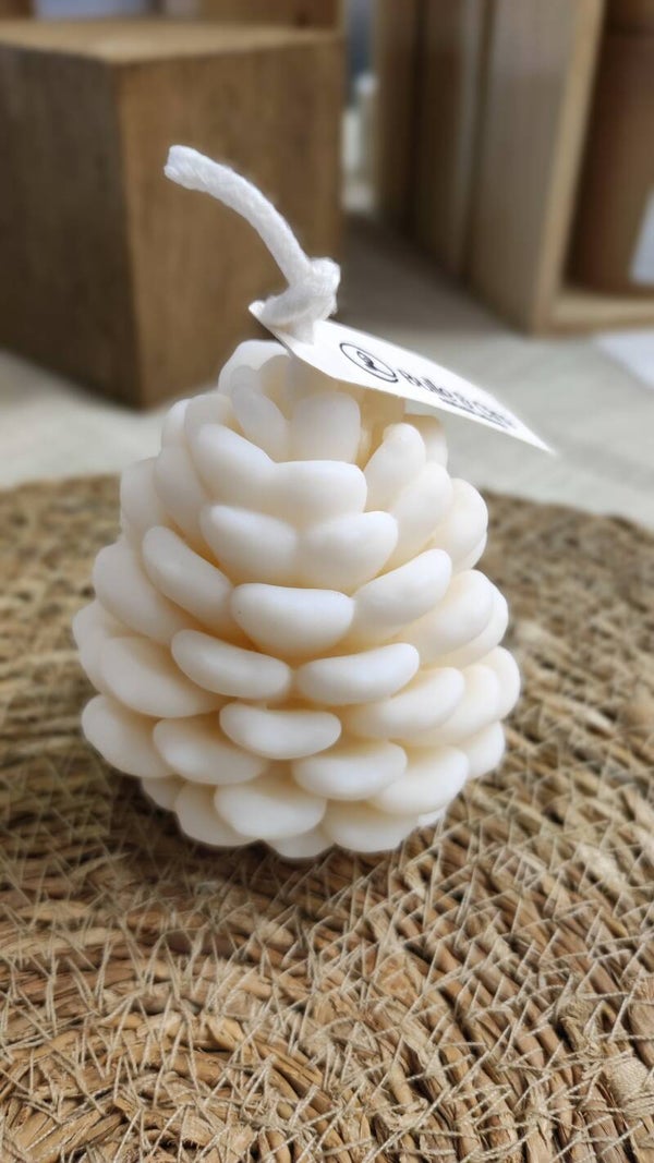 Bougie décorative Pigne de pin