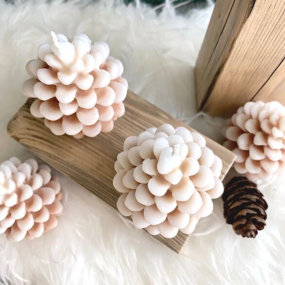 Bougies naturelles décoratives faites à la main dans les Landes Bulles & Cire, cire de colza et de coco, eco-friendly