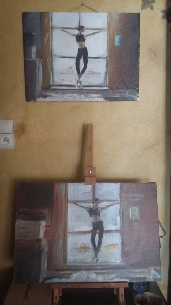 Jazzballet aan het venster - Jazz ballet at the window