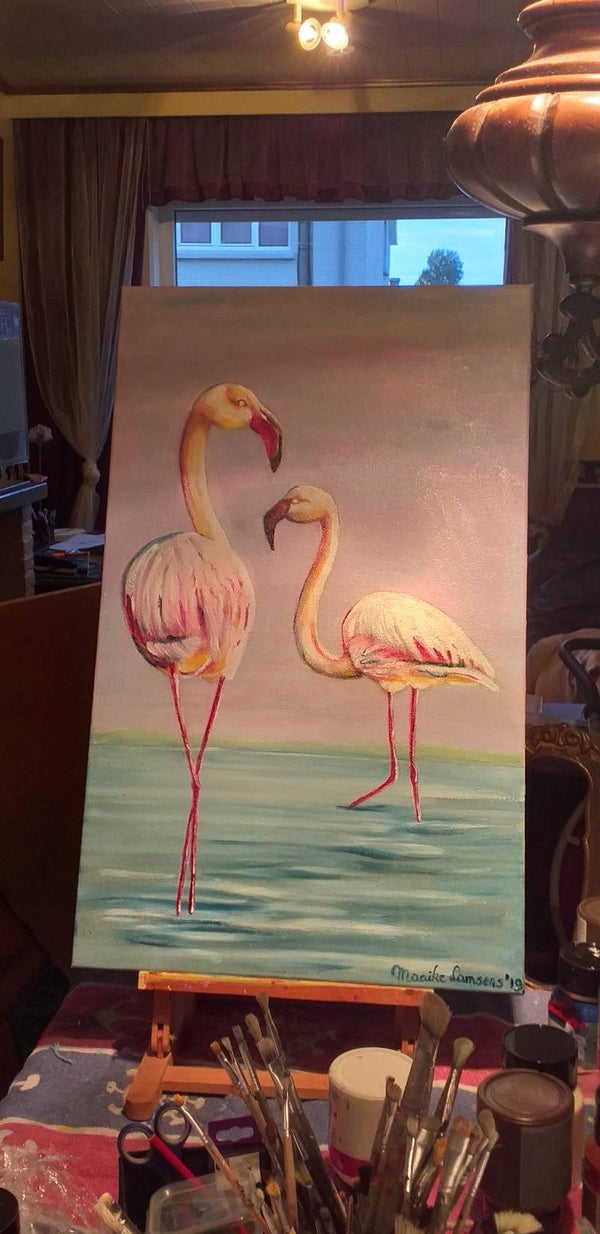 2 flamingo's - Code A2- 020
