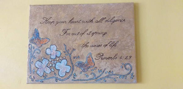 Proverbs 4:23 - Code A2- 022