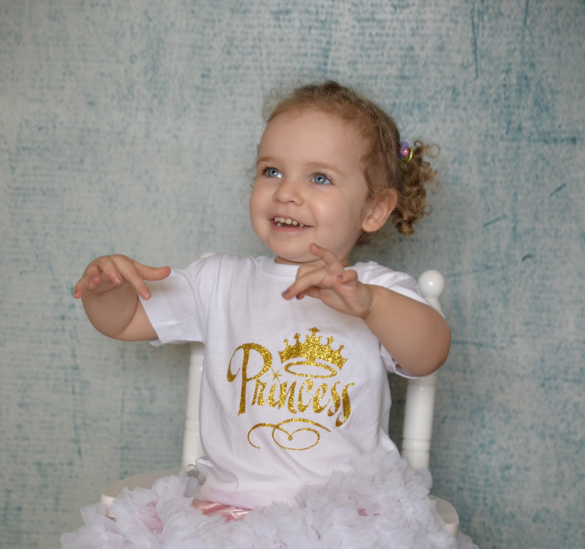 Shirtje met princess korte mouwen!
