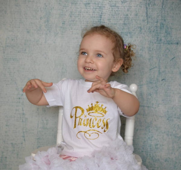 Shirtje met princess korte mouwen!