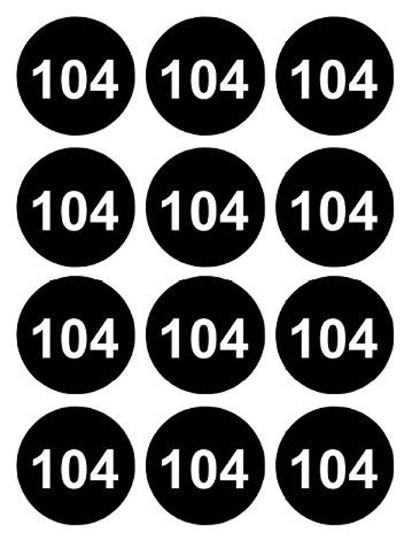 Maat labels strijk