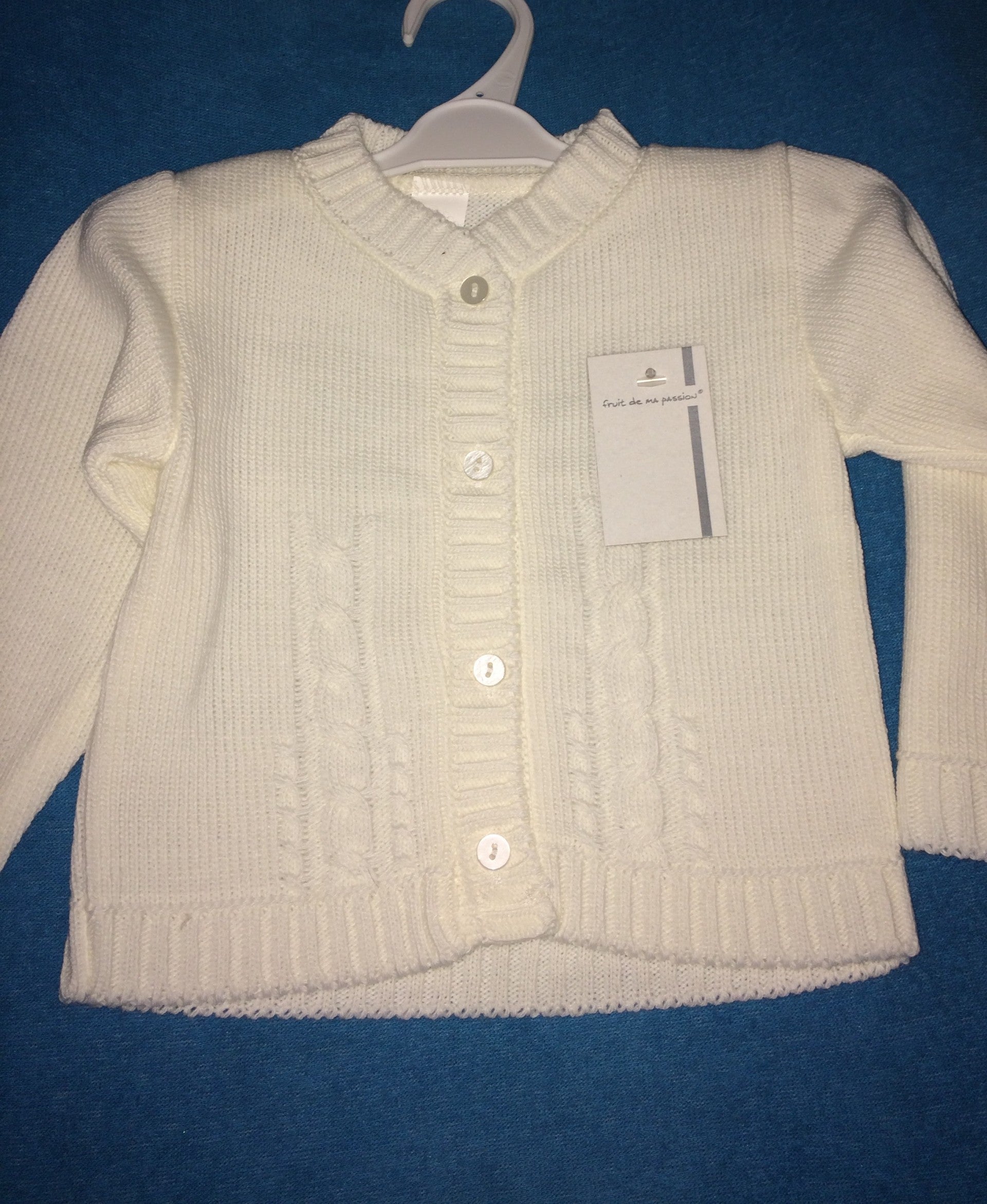 Baby vestje wit