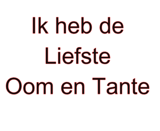 Romper met tekst oom en tante