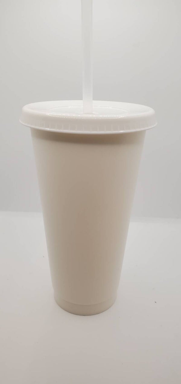 Off white solid love story 24 oz cold cup