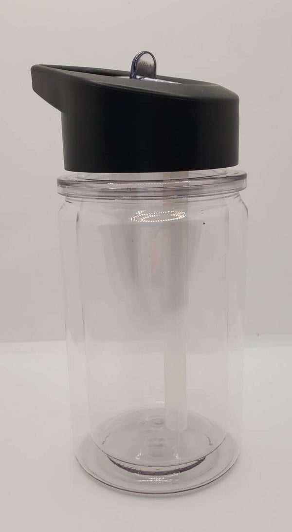 10oz plastic snowglobe bottle
