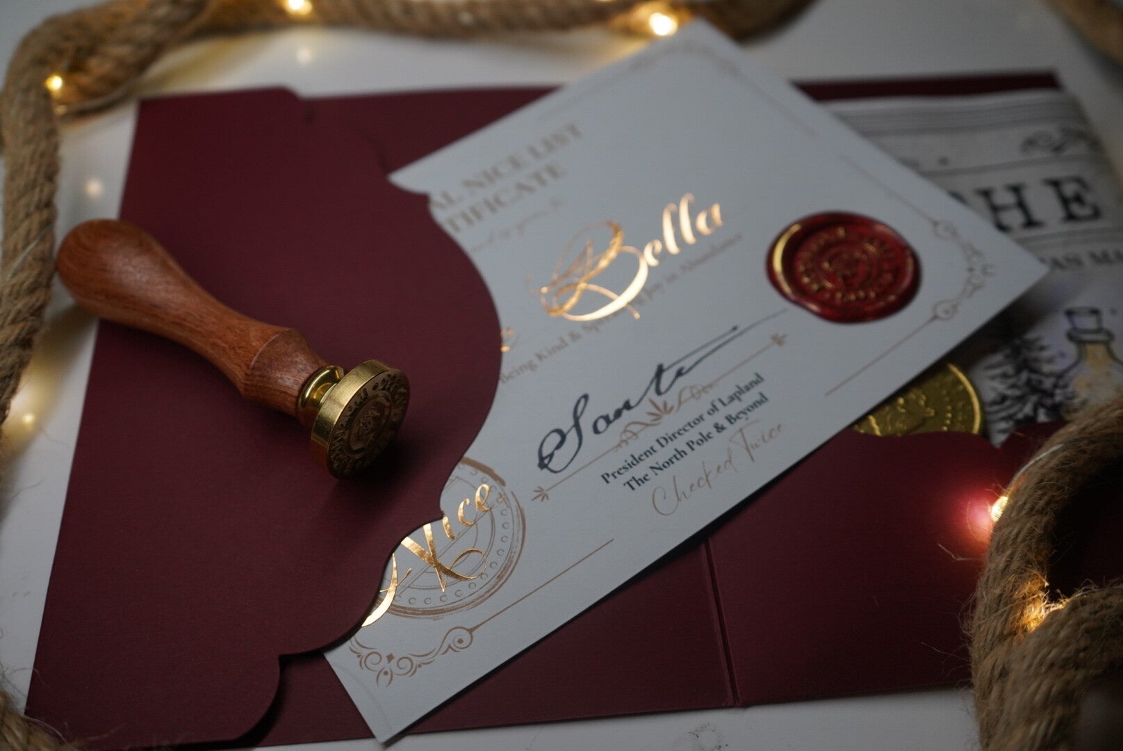 Christmas 'Nice' Certificate