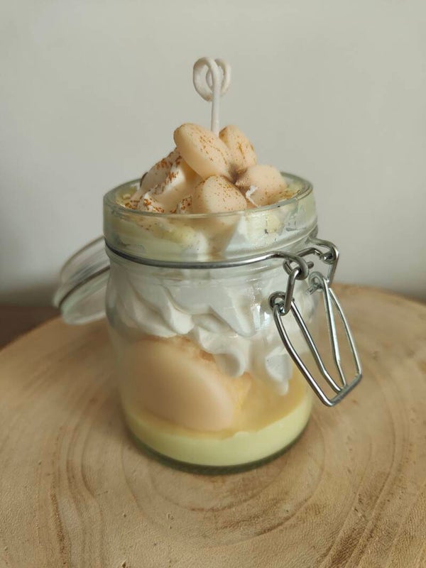 Bougie Macaron Vanille 130G