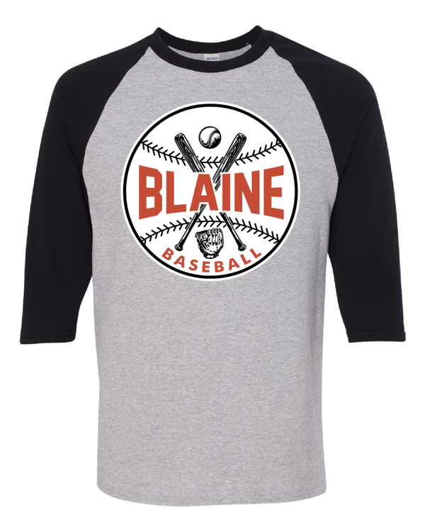 Blaine Baseball Raglan 3/4 Sleeve
