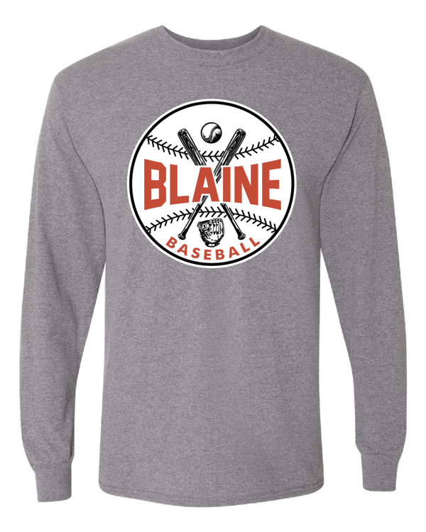 Blaine Baseball Long Sleeve Tee