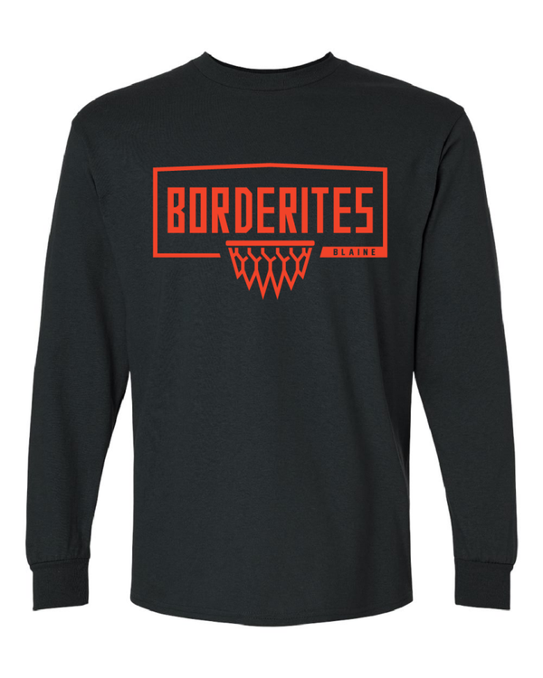 Blaine Borderite Basketball Long Sleeve Tee