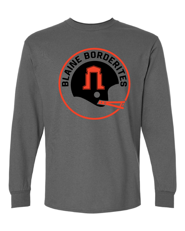 Blaine Borderite Football Long Sleeve Tee B