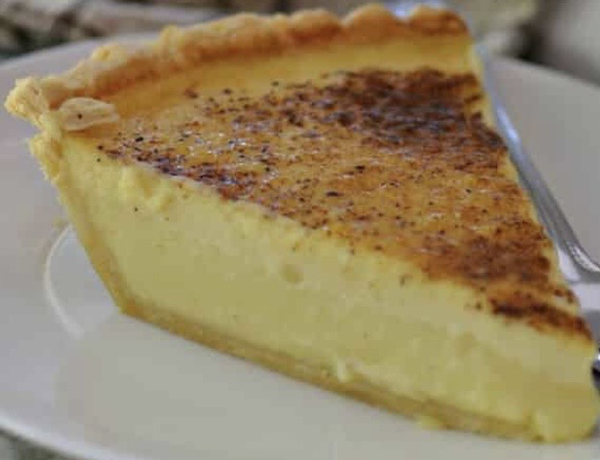 Homemade Creamy Custard Pies (Two)