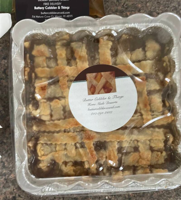 BUTTERY PEACH COBBLER