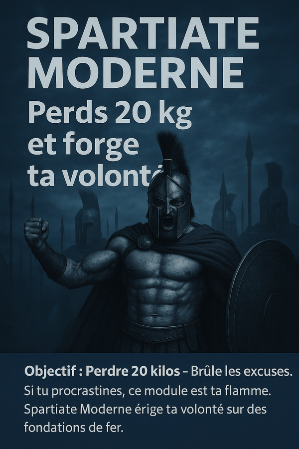 Pack -20 kg – Devient une légende vivante