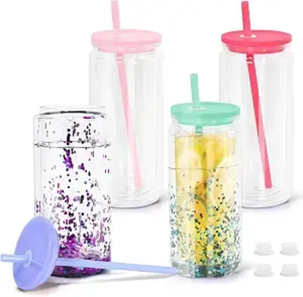 20oz glass snow globe tumbler (CUSTOM ONLY)