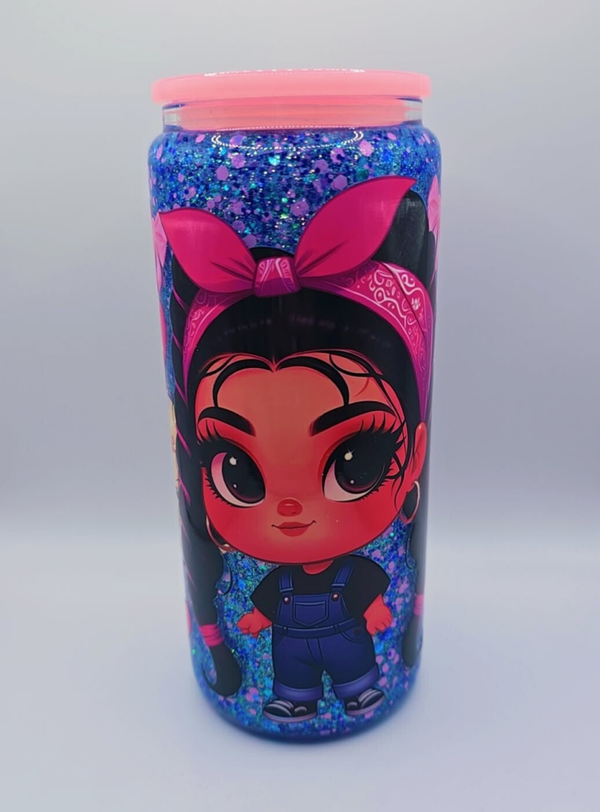 Mazapán snow globe tumbler