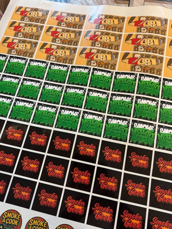 Adesivi SMOKE e COOK