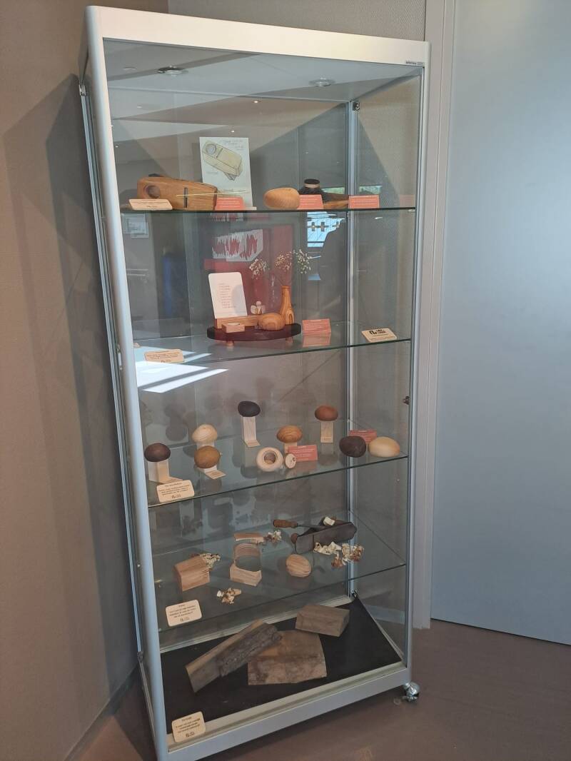 Kunstexpositie Dalfsen vitrine