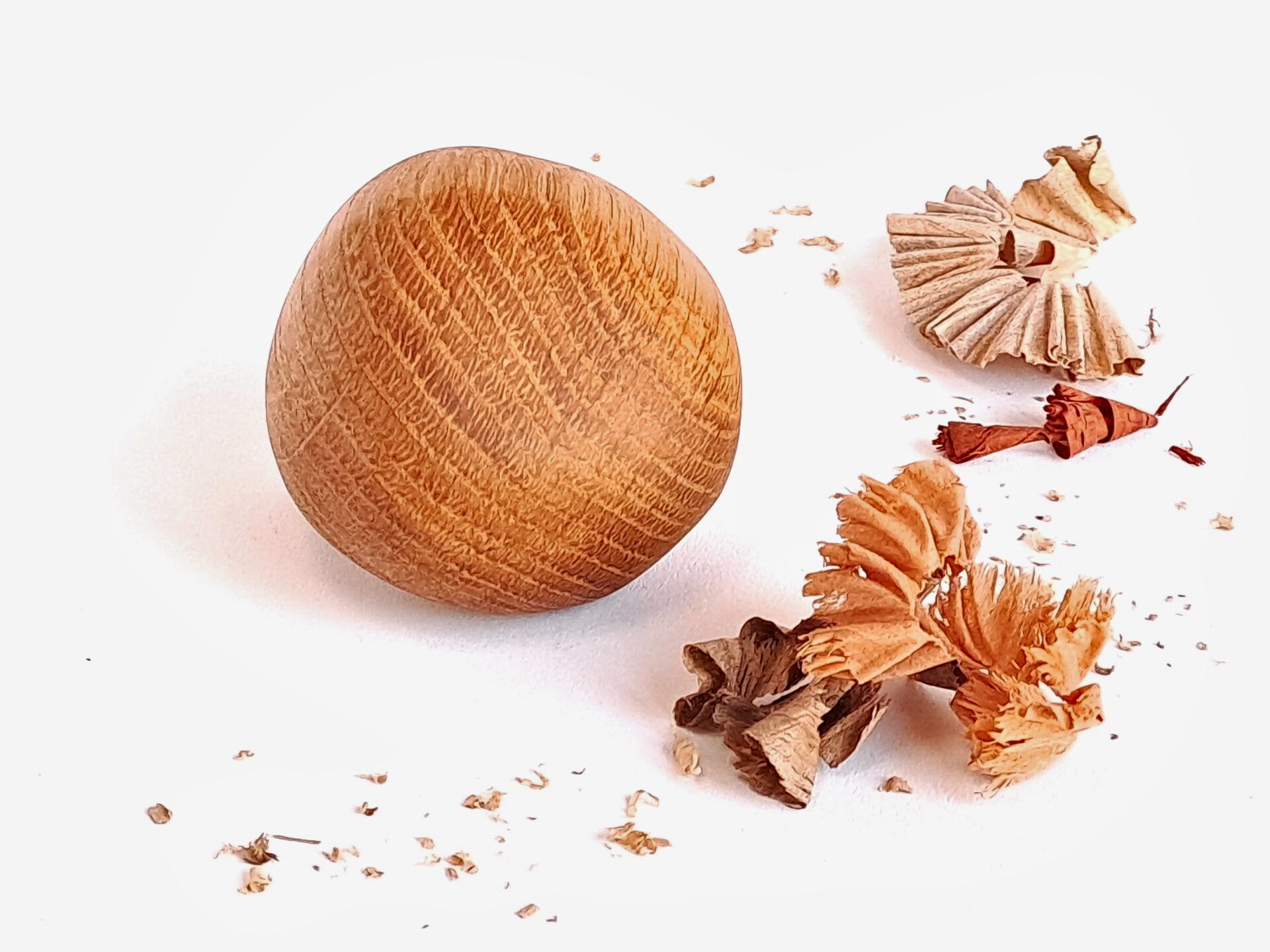 knuffelkei van eikenhout handgemaakt resthout