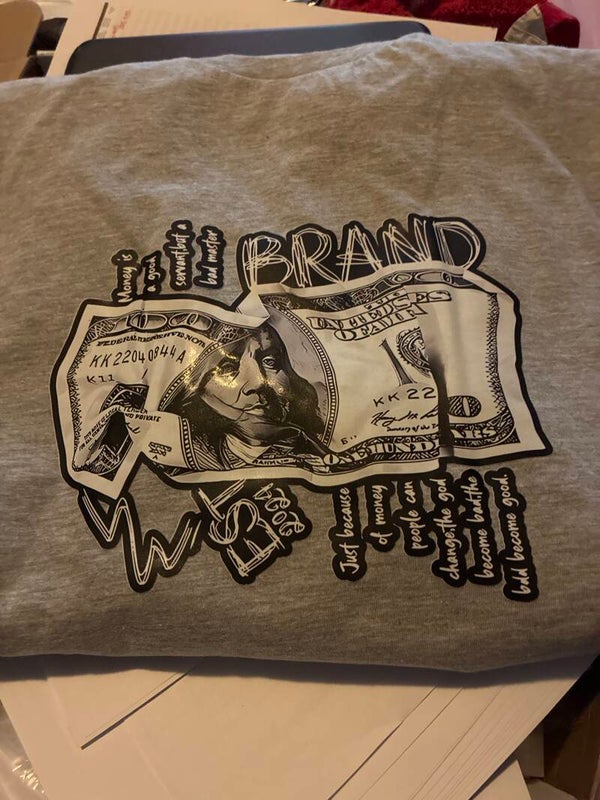 Gray XL $100 Bill