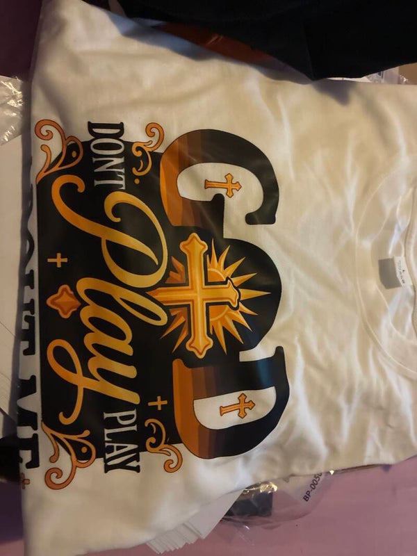 A large guy don’t play about me, White Tee