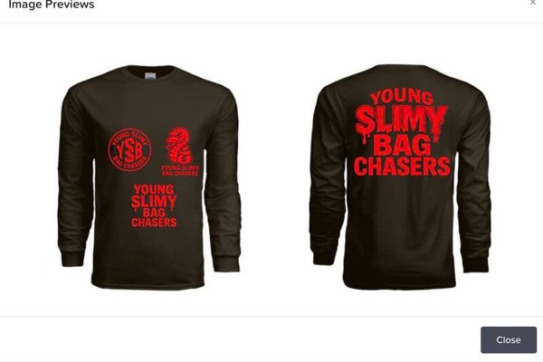 Long Sleeve Black T 2x