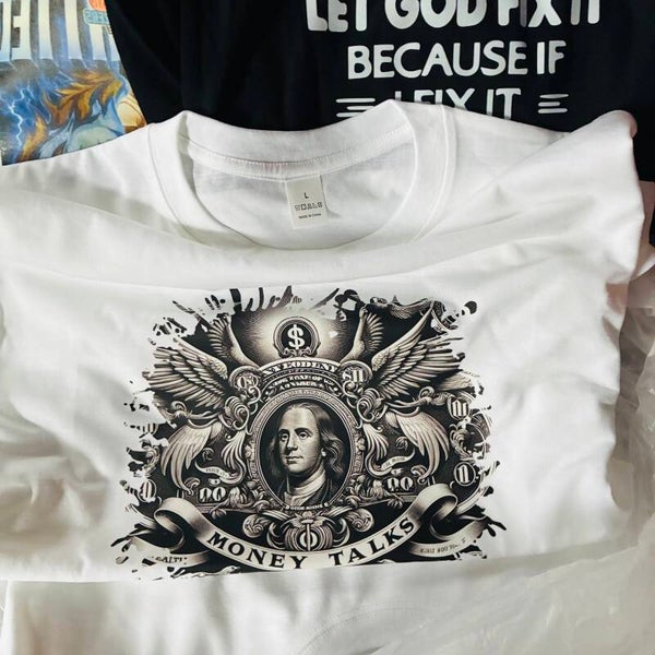 White Tee w/ Front Logo