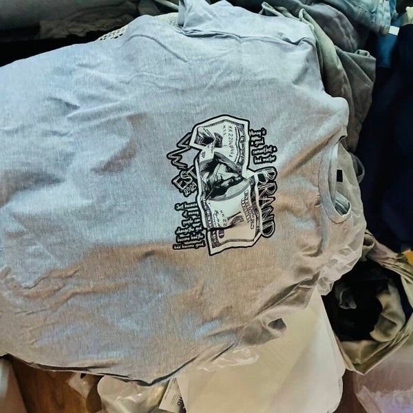 Gray Tee with Front logo