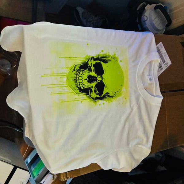Green Skeleton head