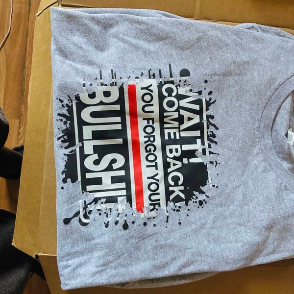 Bull Sh!? Tree Shirt with full front Logo