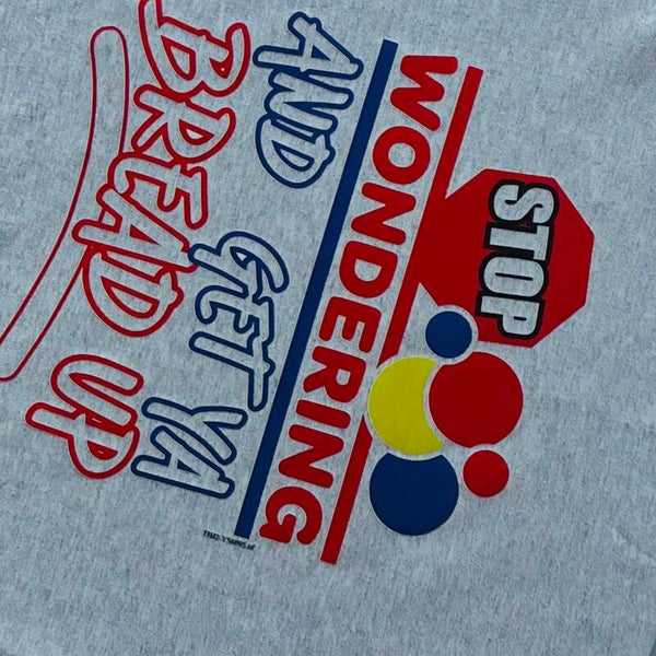 Stop Wondering Tee/2x Full Front logo