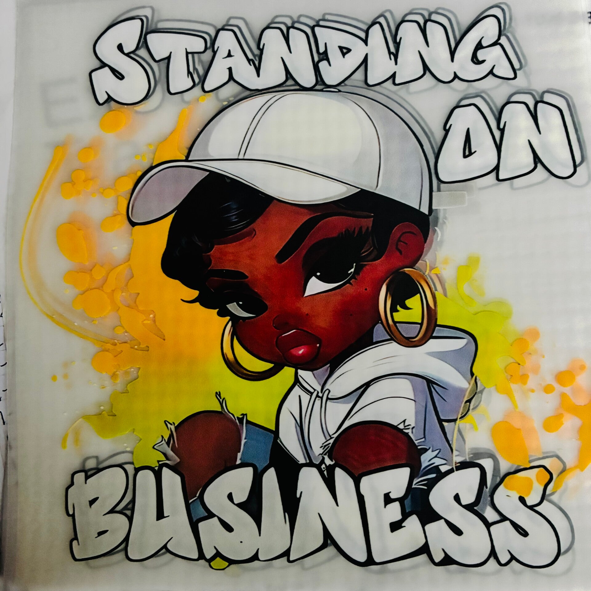 STANDING ON BUSINESS DTF TRANSFER