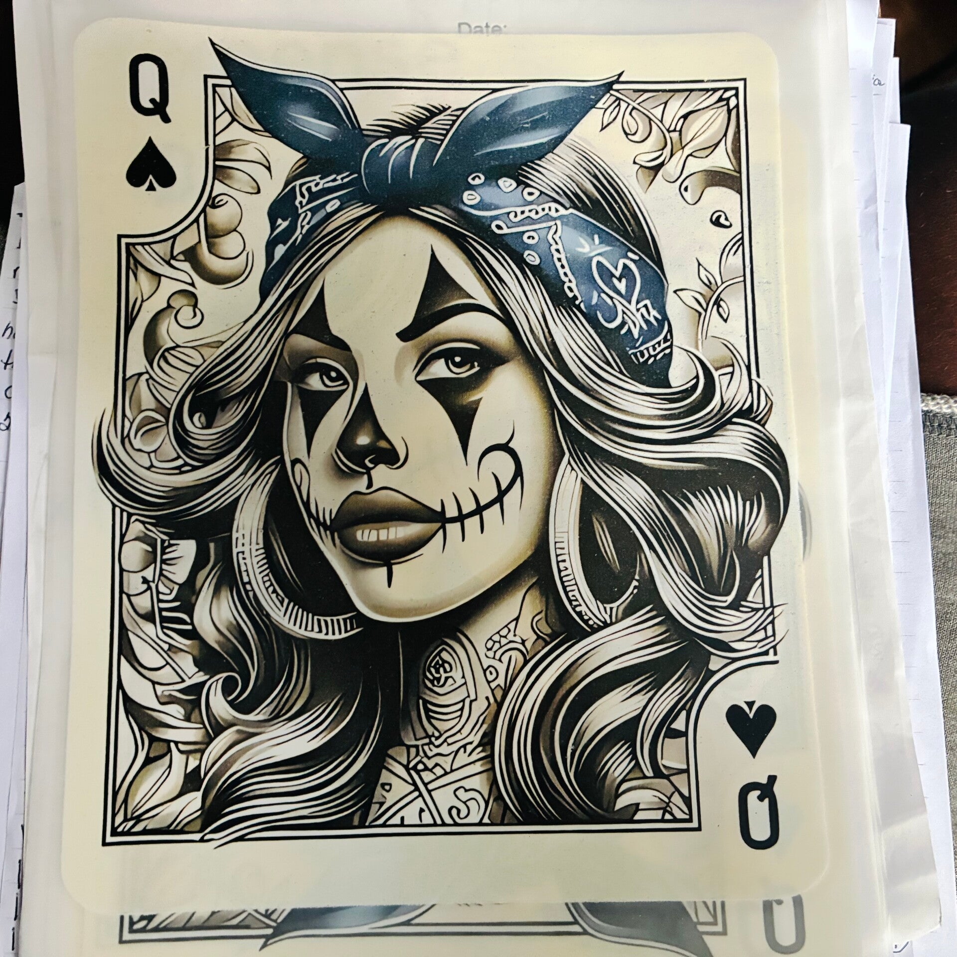 QUEEN OF HEARTS DTF TRANSFER