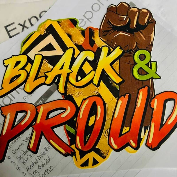 DTF Transfer BLACK & PROUD