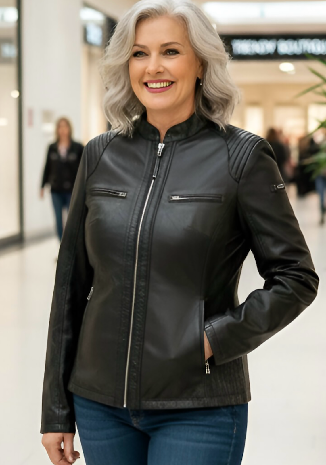 CABRINI Lederjacke Alice