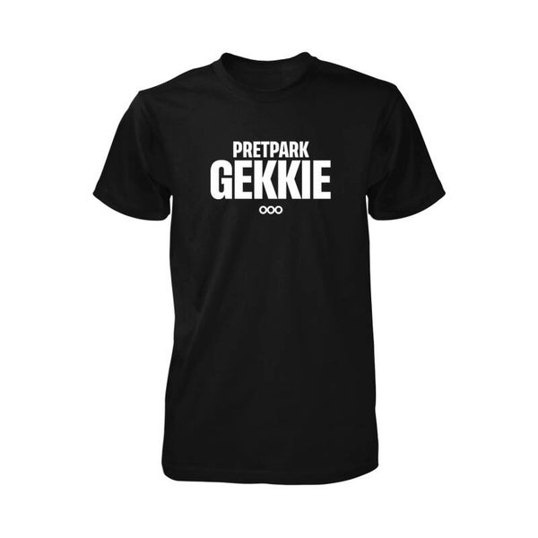 Pretparkgekkie T-shirt - Zwart