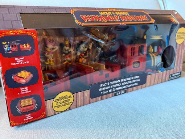 Mickey & Minnie's Runaway Railway: Remote Control Trackless Train (in verpakking)